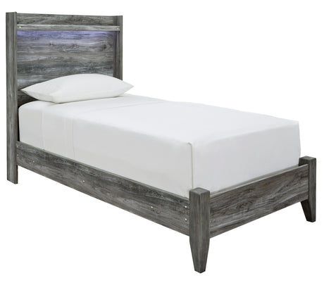 Baystorm Gray LED Youth Panel Bedroom Set from Ashley - Luna Furniture