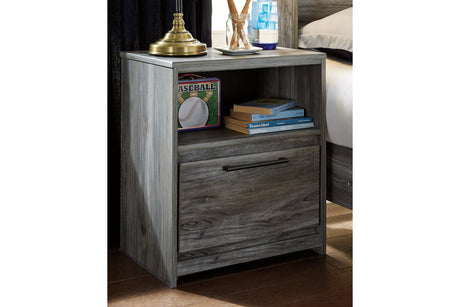 Baystorm Gray Nightstand from Ashley - Luna Furniture