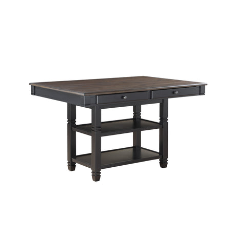 Baywater Black/Brown/Beige Counter Height Set from Homelegance - Luna Furniture