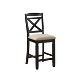 Baywater Black/Brown/Beige Counter Height Set from Homelegance - Luna Furniture