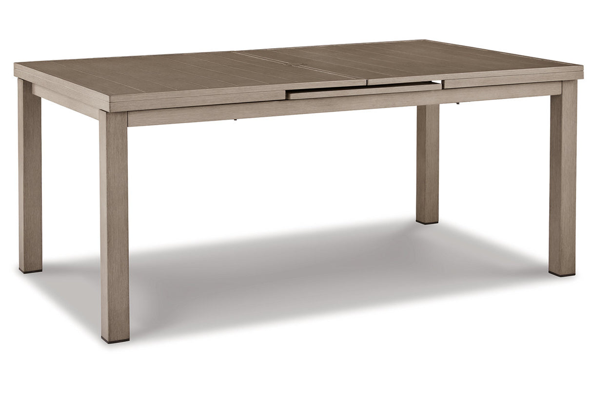 Beach Front Beige Outdoor Dining Table from Ashley - Luna Furniture