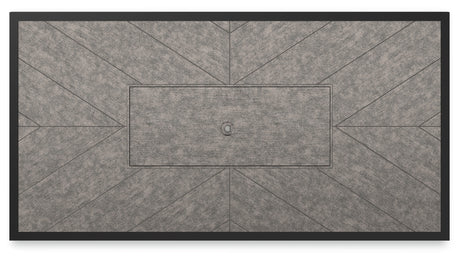 Beachcroft Black/Light Gray Outdoor Fire Pit Table from Ashley - Luna Furniture