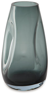 Beamund Teal Blue Vase from Ashley - Luna Furniture