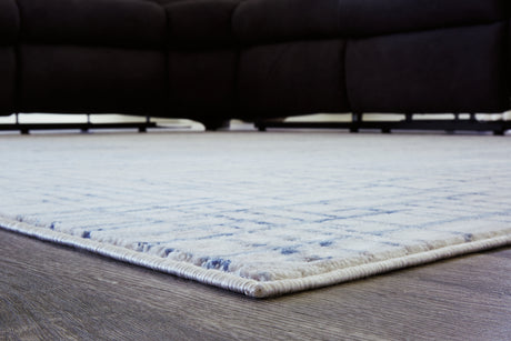 Beckfille Blue/Gray/Cream 5' x 7' Rug from Ashley - Luna Furniture