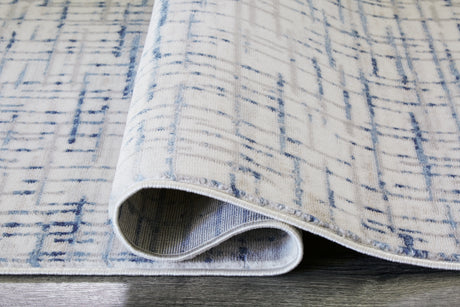 Beckfille Blue/Gray/Cream 5' x 7' Rug from Ashley - Luna Furniture