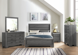 Beechnut Gray Full Panel Bed from Homelegance - Luna Furniture