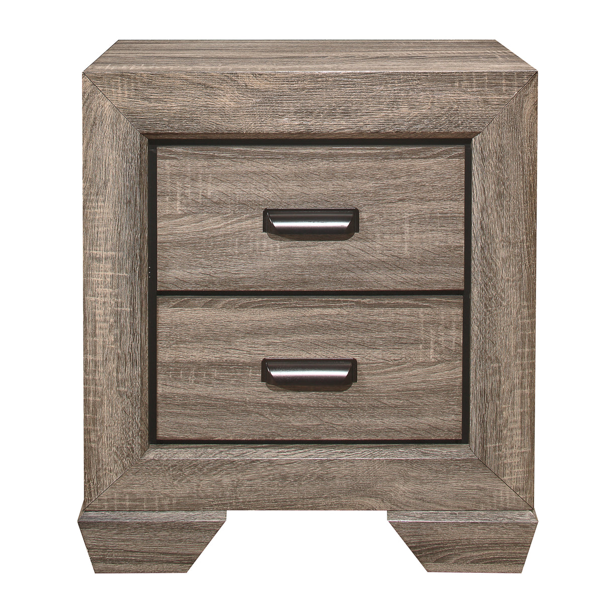 Beechnut Light Elm Nightstand from Homelegance - Luna Furniture