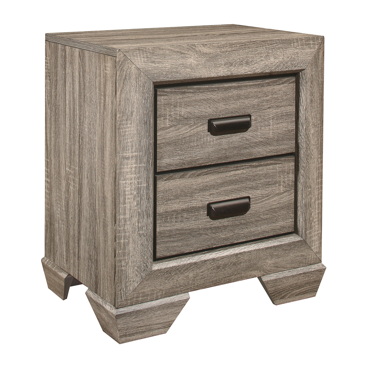 Beechnut Light Elm Nightstand from Homelegance - Luna Furniture