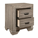 Beechnut Light Elm Nightstand from Homelegance - Luna Furniture