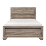 Beechnut Light Elm Queen Panel Bed from Homelegance - Luna Furniture