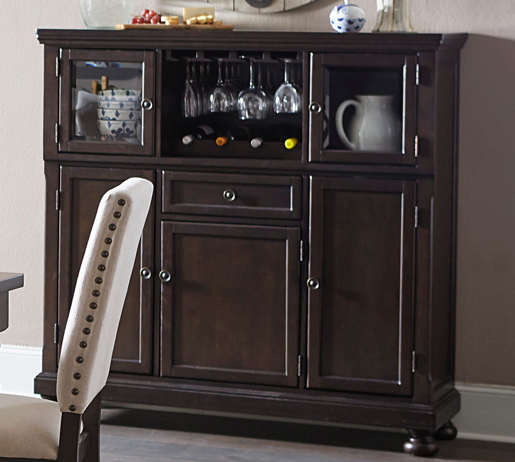 Begonia Grayish Brown Curio from Homelegance - Luna Furniture