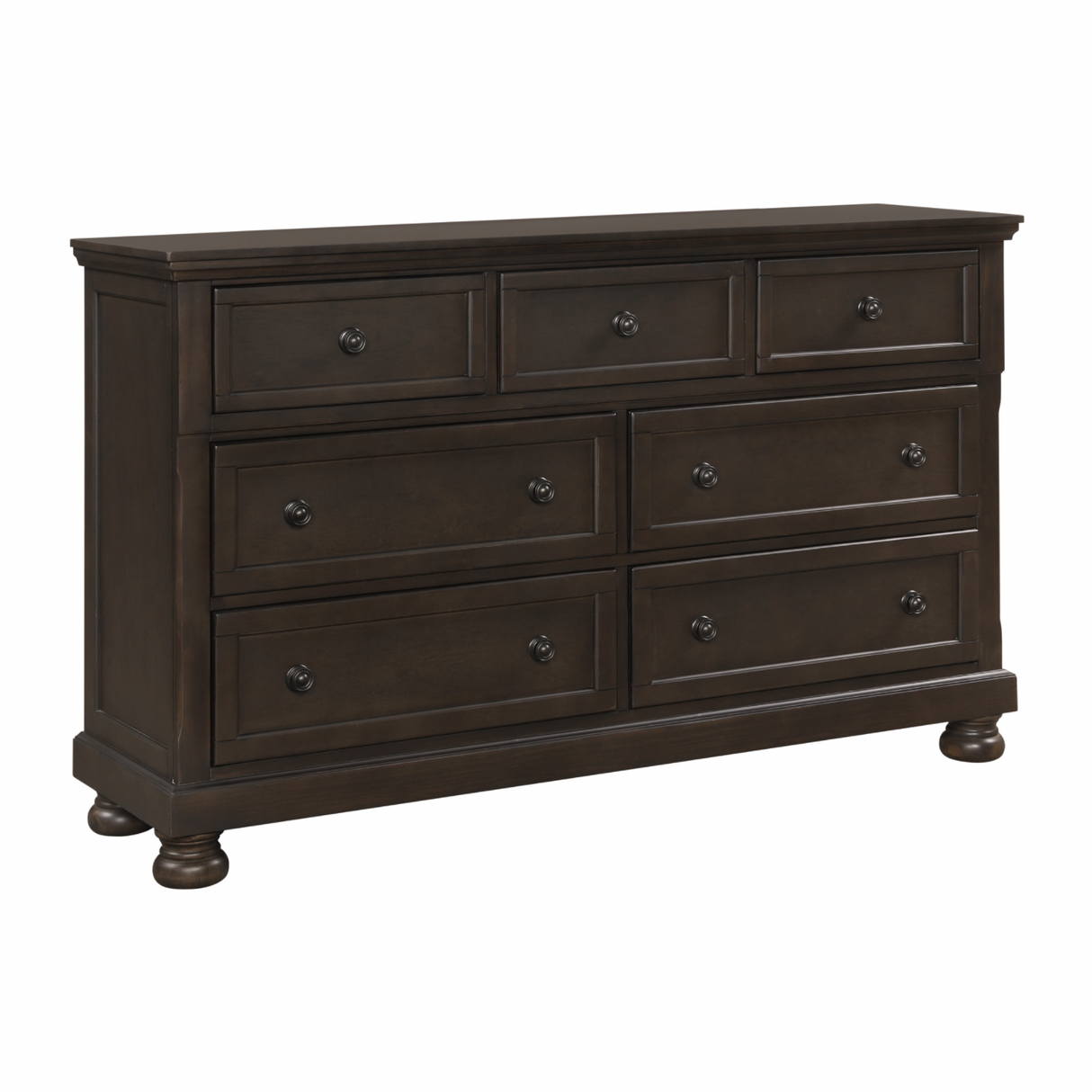 Begonia Grayish Brown Dresser from Homelegance - Luna Furniture