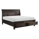 Begonia Grayish Brown Sleigh Storage Platform Bedroom Set from Homelegance - Luna Furniture