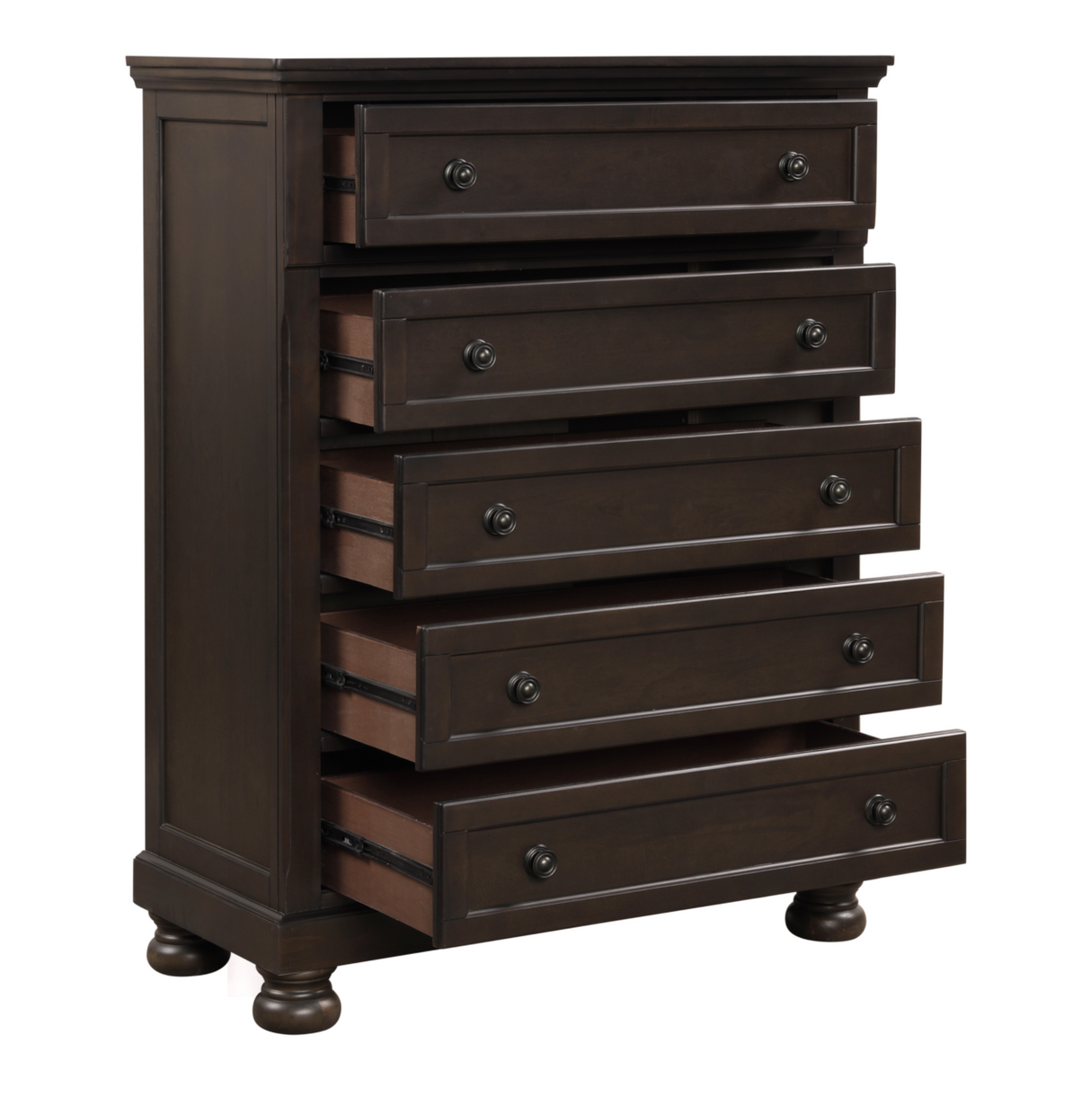 Begonia Grayish Brown Sleigh Storage Platform Bedroom Set from Homelegance - Luna Furniture