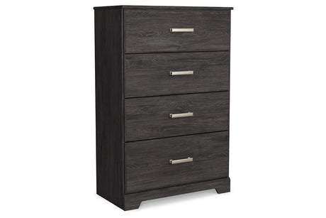 Belachime Black Chest of Drawers from Ashley - Luna Furniture