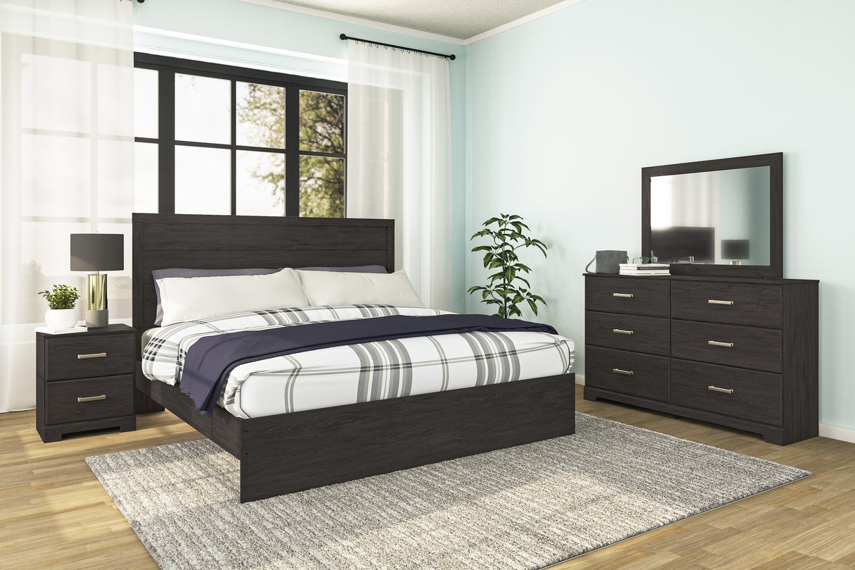 Belachime Black Panel Bedroom Set from Ashley - Luna Furniture