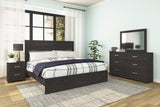 Belachime Black Panel Bedroom Set from Ashley - Luna Furniture