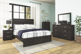 Belachime Black Panel Bedroom Set from Ashley - Luna Furniture