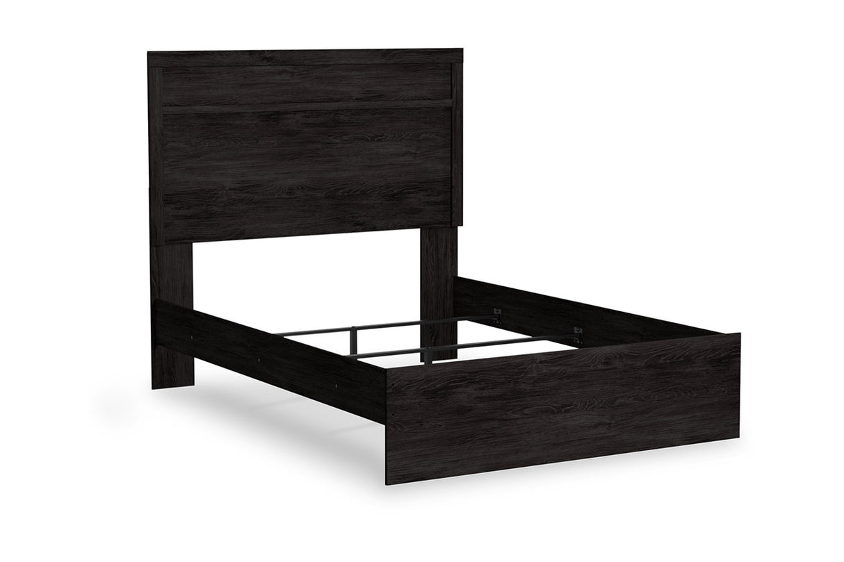 Belachime Charcoal Full Panel Bed from Ashley - Luna Furniture