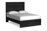 Belachime Charcoal Full Panel Bed from Ashley - Luna Furniture