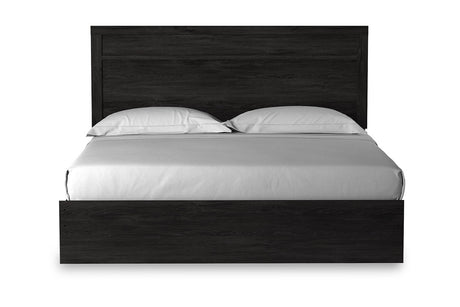 Belachime Charcoal King Panel Bed from Ashley - Luna Furniture