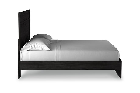Belachime Charcoal King Panel Bed from Ashley - Luna Furniture