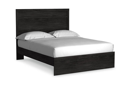Belachime Charcoal Queen Panel Bed from Ashley - Luna Furniture