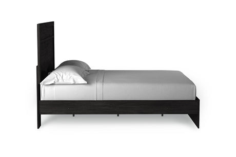 Belachime Charcoal Queen Panel Bed from Ashley - Luna Furniture