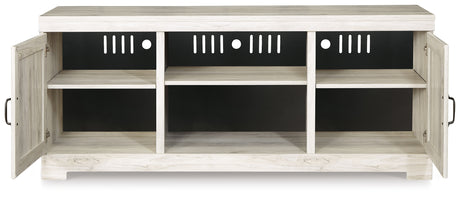 Bellaby Whitewash 63" TV Stand from Ashley - Luna Furniture