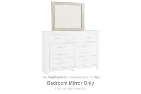 Bellaby Whitewash Bedroom Mirror (Mirror Only) from Ashley - Luna Furniture