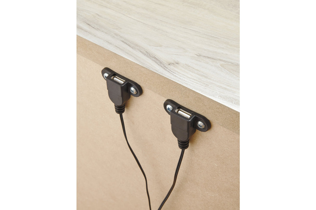 Bellaby Whitewash Nightstand from Ashley - Luna Furniture