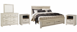 Bellaby Whitewash Storage Platform Bedroom Set from Ashley - Luna Furniture