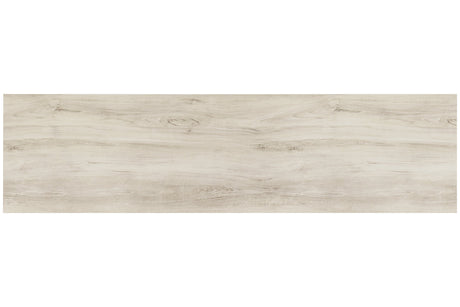 Bellaby Whitewash TV Stand with Electric Fireplace from Ashley - Luna Furniture