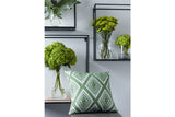 Bellvale Green/White Pillow from Ashley - Luna Furniture