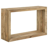 Benton Natural Rectangular Solid Wood Sofa Table from Coaster - Luna Furniture