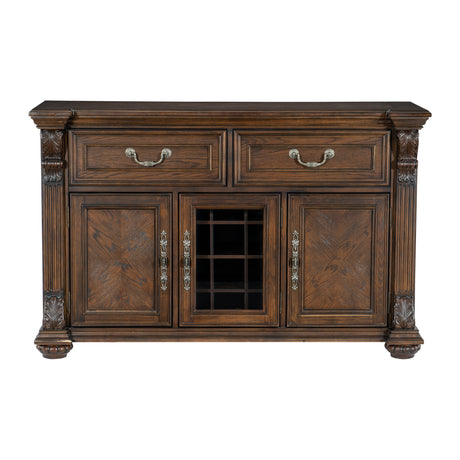 Bergen Dark Oak Server from Homelegance - Luna Furniture