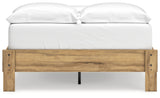 Bermacy Light Brown Full Platform Base Bed from Ashley - Luna Furniture