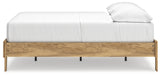 Bermacy Light Brown Full Platform Base Bed from Ashley - Luna Furniture