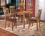 Berringer Rustic 5-Piece Drop Leaf Dining Set from Ashley - Luna Furniture