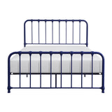 Bethany Blue Full Metal Platform Bed from Homelegance - Luna Furniture