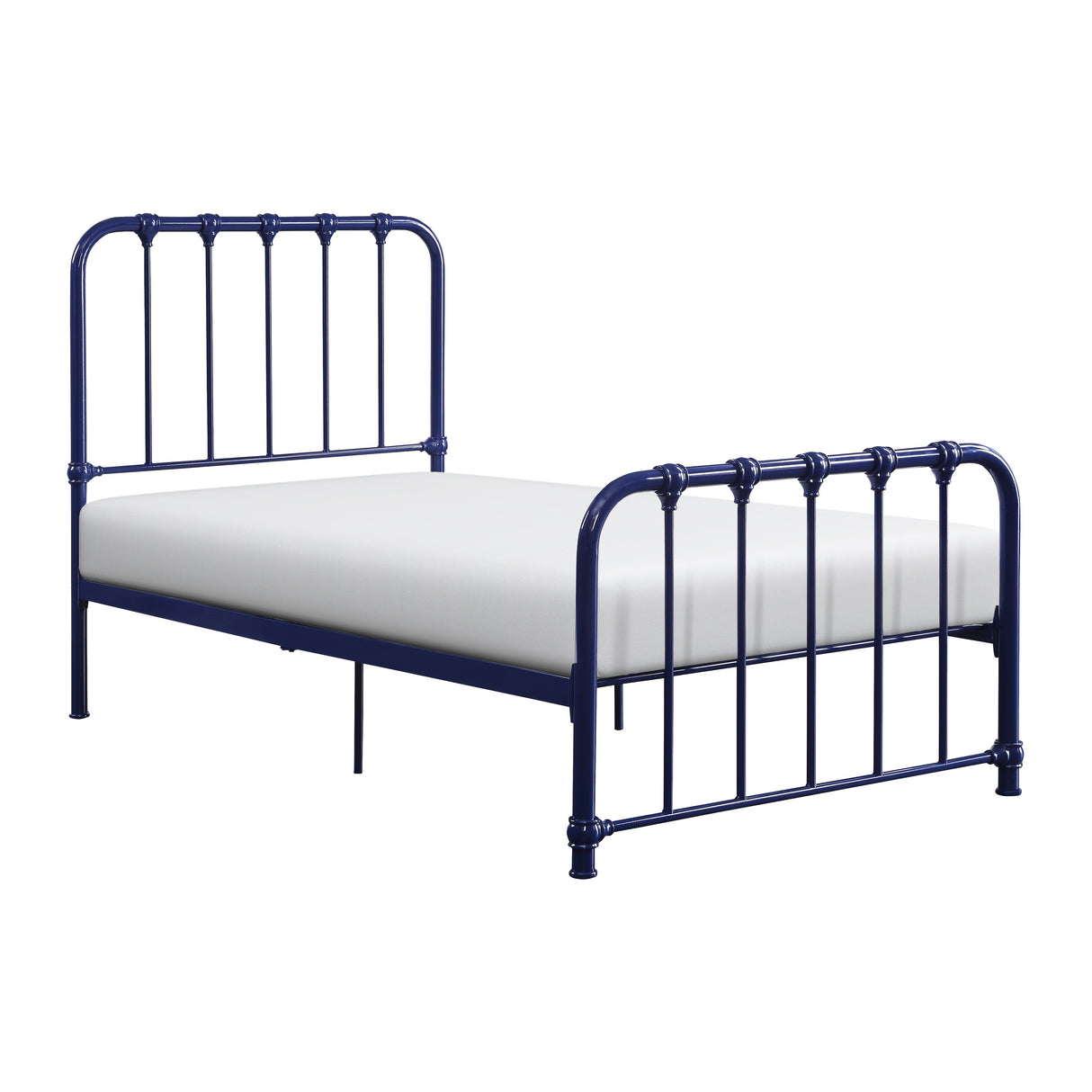 Bethany Blue Twin Metal Platform Bed from Homelegance - Luna Furniture