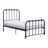 Bethany Blue Twin Metal Platform Bed from Homelegance - Luna Furniture