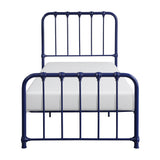 Bethany Blue Twin Metal Platform Bed from Homelegance - Luna Furniture