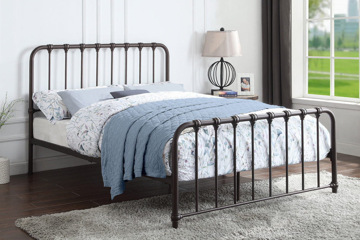 Bethany Dark Bronze Full Metal Platform Bed from Homelegance - Luna Furniture