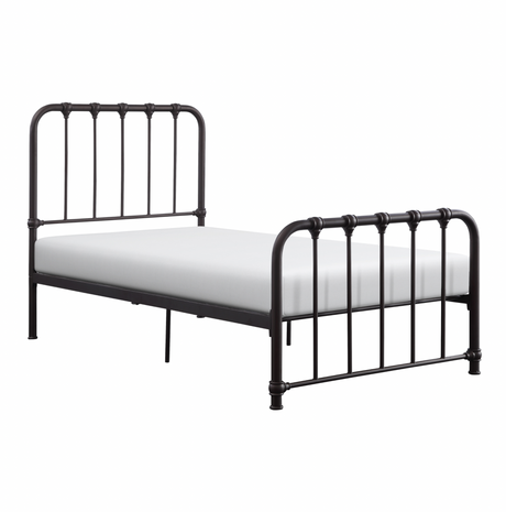 Bethany Dark Bronze Twin Metal Platform Bed from Homelegance - Luna Furniture