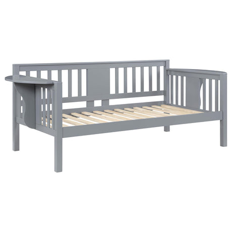Bethany Gray Wood Twin Daybed with Drop-down Tables from Coaster - Luna Furniture