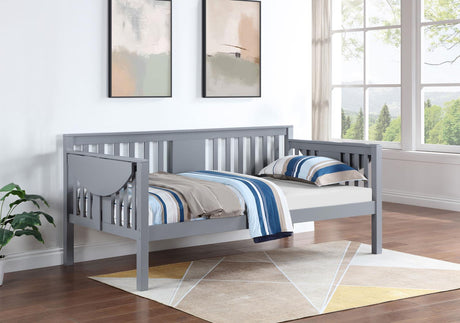 Bethany Gray Wood Twin Daybed with Drop-down Tables from Coaster - Luna Furniture