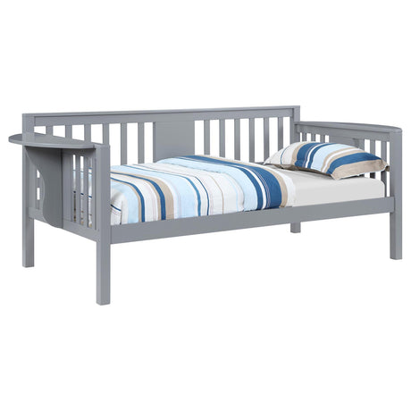 Bethany Gray Wood Twin Daybed with Drop-down Tables from Coaster - Luna Furniture