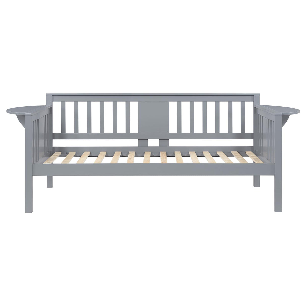 Bethany Gray Wood Twin Daybed with Drop-down Tables from Coaster - Luna Furniture
