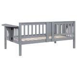 Bethany Gray Wood Twin Daybed with Drop-down Tables from Coaster - Luna Furniture